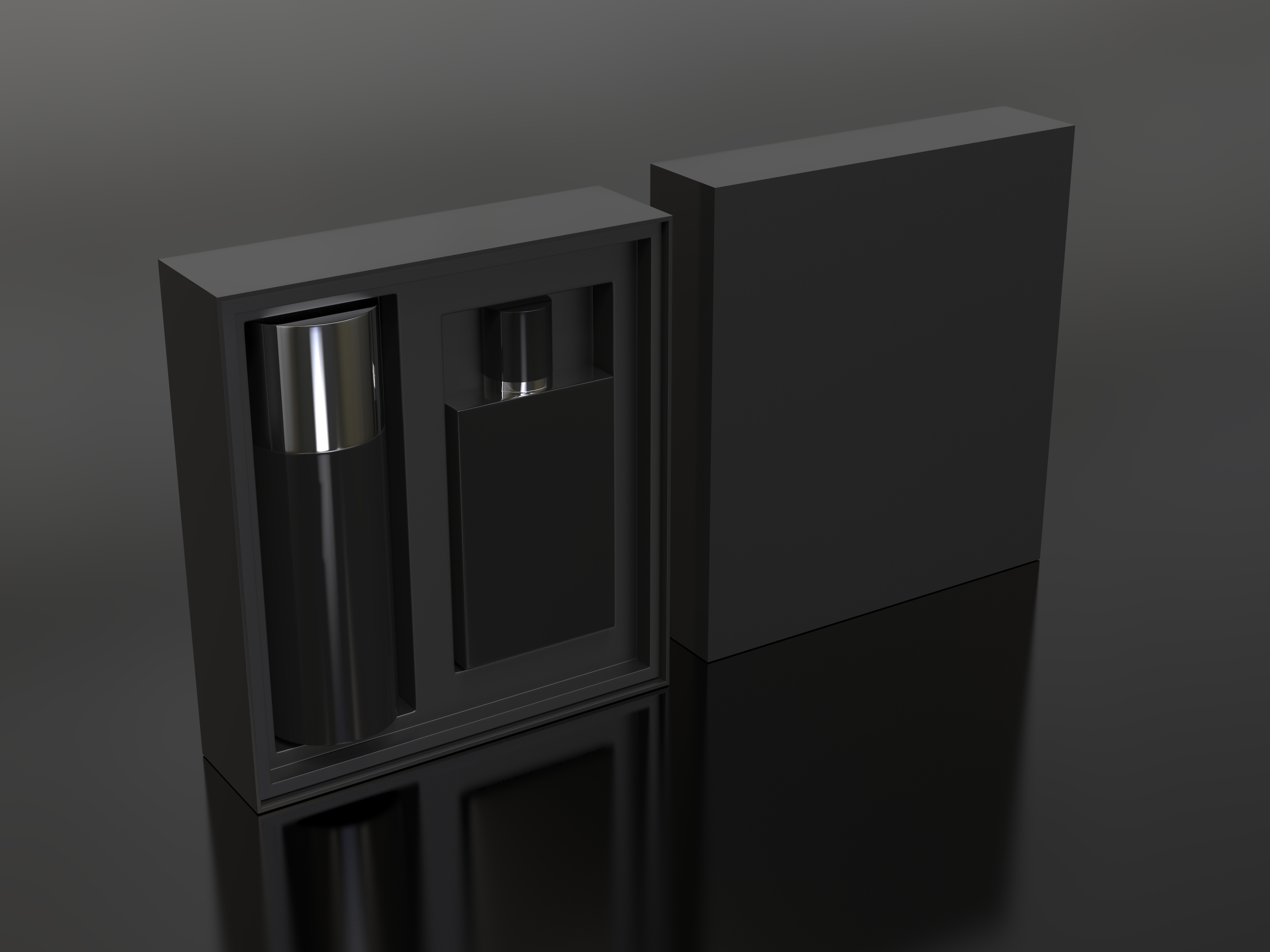 Box for two fragrances