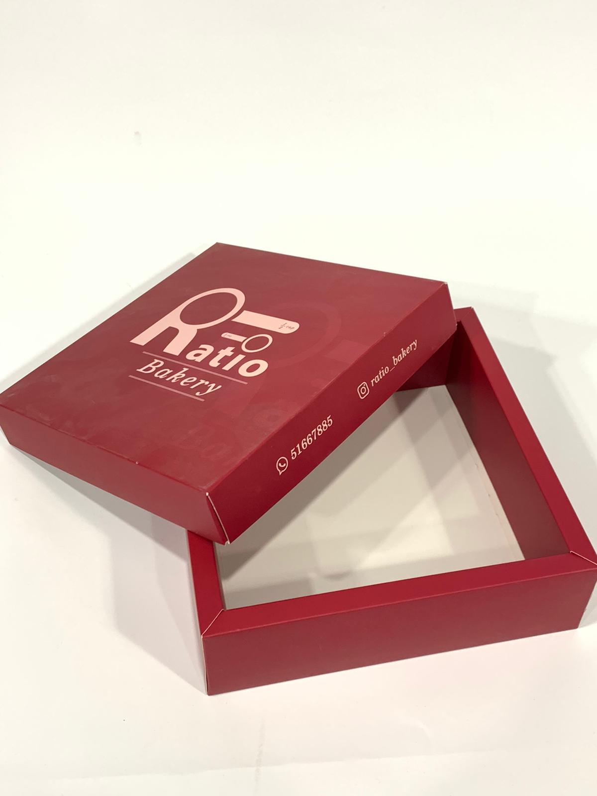 Design and printing of sweets and pastries boxes